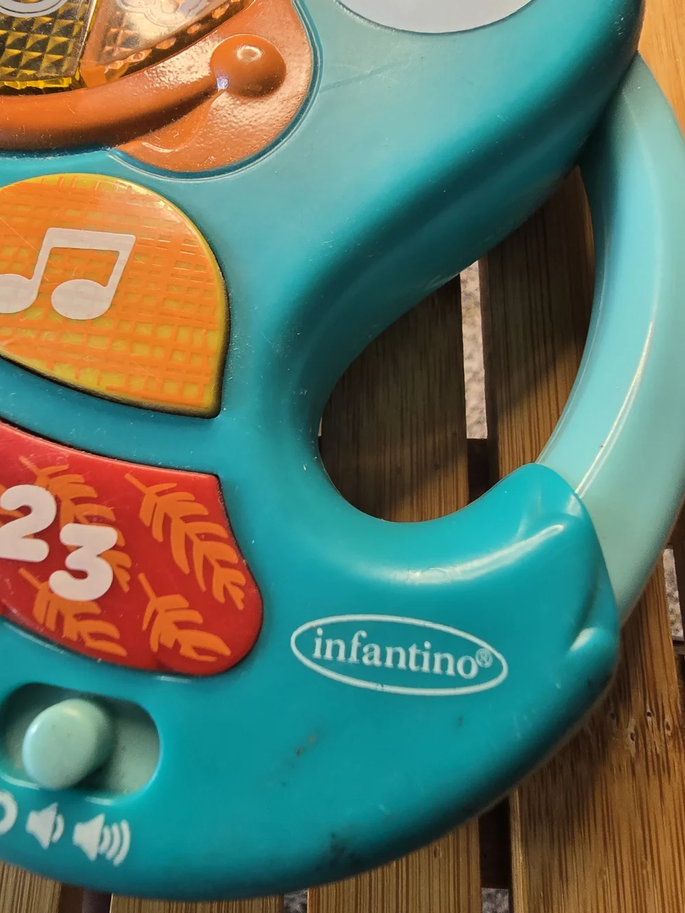Fisher-Price Teal and Orange Musical Fish Piano